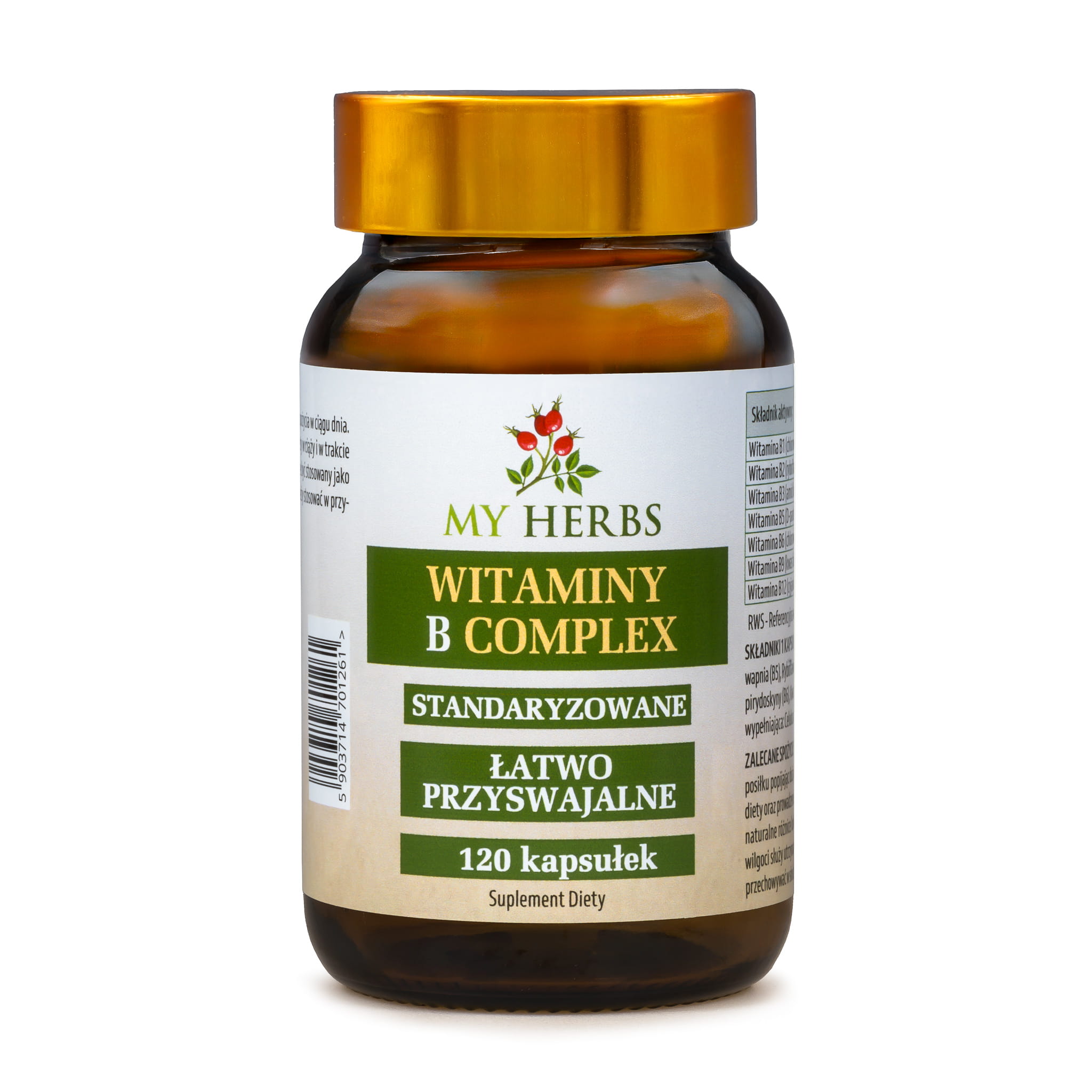 My Herbs Witaminy B Complex – 120 Kapsułek