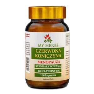 Czerwona Koniczyna 8% izoflawonów My Herbs 100 kapsułek