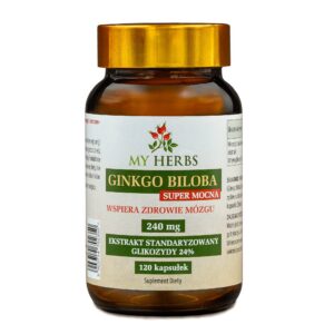 Ginkgo Biloba Super Mocna 240 mg 120 kapsułek My Herbs