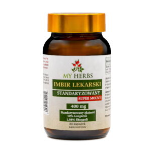 Imbir Lekarski Standaryzowany 400 mg 80 kapsułek My Herbs