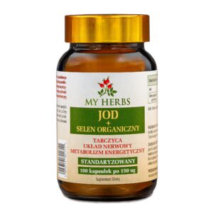 Jod + Selen Organiczny My Herbs 150 µg 100 kapsułek