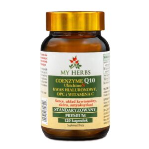 Koenzym Q10 Ubichinon z OPC, kwasem hialuronowym i witaminą C My Herbs 120 kapsułek