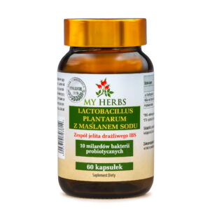 Lactobacillus Plantarum z Maślanem Sodu My Herbs 60 kapsułek