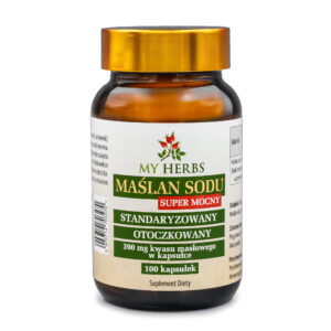 Maślan Sodu Otoczkowany 500 mg 100 kapsułek My Herbs