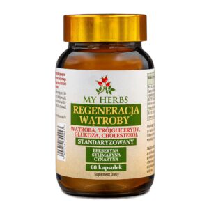My Herbs Regeneracja Wątroby berberyna sylimaryna cynaryna 60 kapsułek