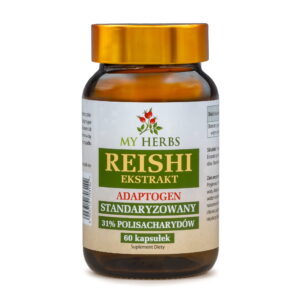 My Herbs Reishi ekstrakt 31% polisacharydów 60 kapsułek