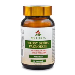 My Herbs Włosy Skóra Paznokcie Premium 80 kapsułek