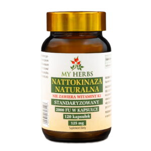 Nattokinaza Naturalna 2000 FU 120 kapsułek My Herbs