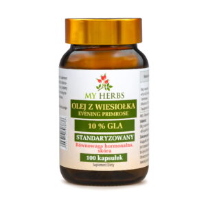Olej z Wiesiołka 10% GLA z witaminą E 100 kapsułek My Herbs
