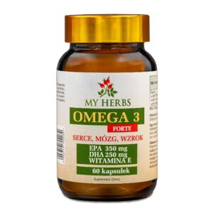 Omega 3 Forte 1000 mg EPA 350 mg DHA 250 mg My Herbs 60 kapsułek