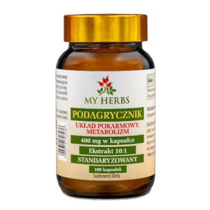 Podagrycznik 400 mg ekstrakt 10:1 My Herbs 100 kapsułek