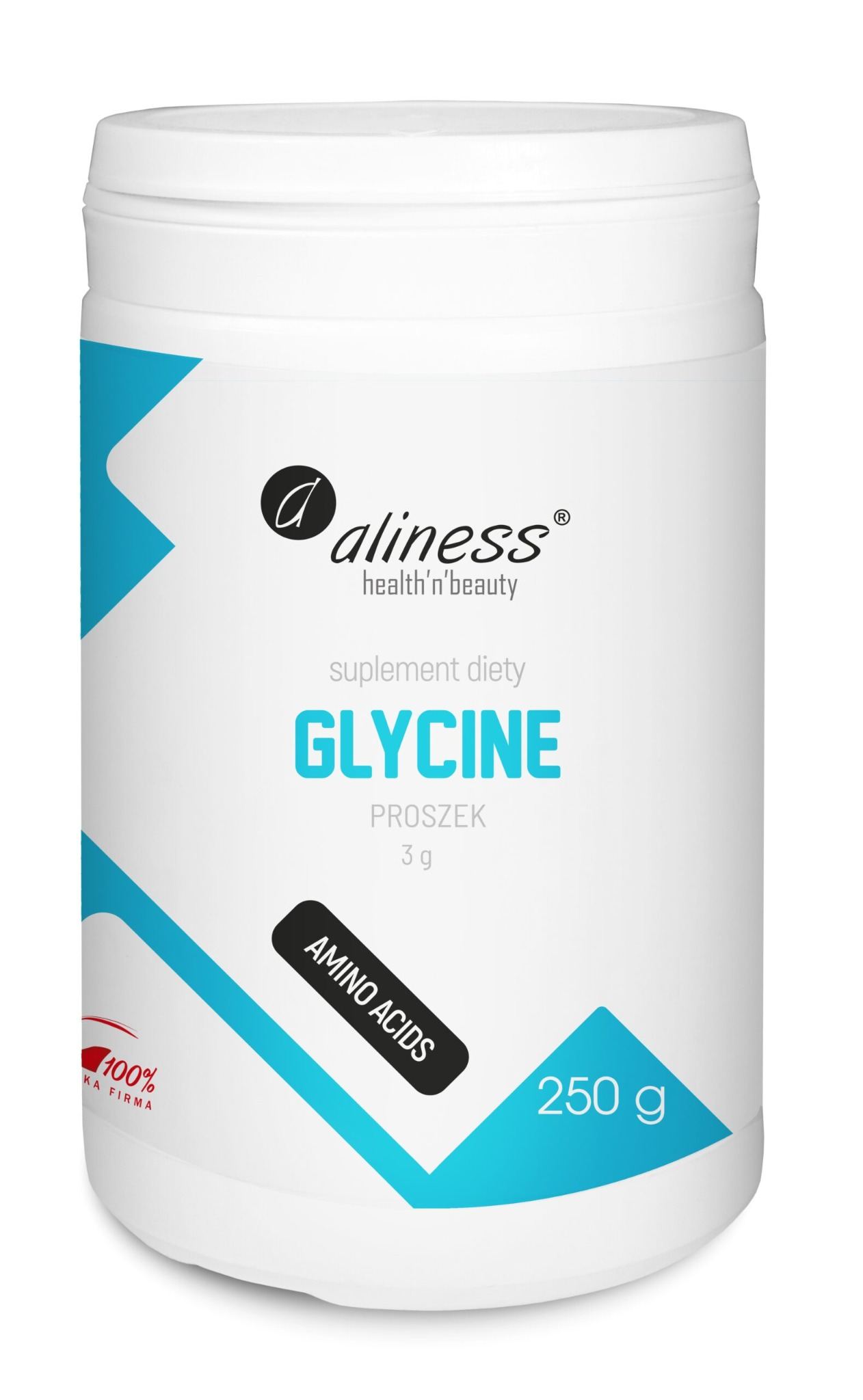 Aliness Glycine Glicyna 3 g w proszku 250 g