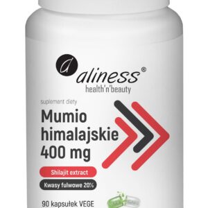 Aliness Shilajit Mumio Himalajskie 400 mg 90 kapsułek
